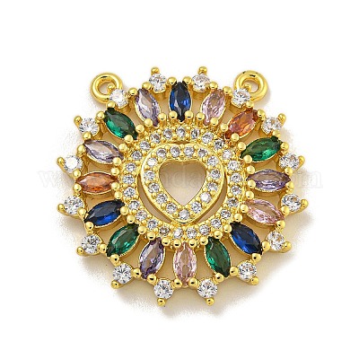 Стойки обшивки латунь микро проложить Циркон подвеску KK-C074-26G-1