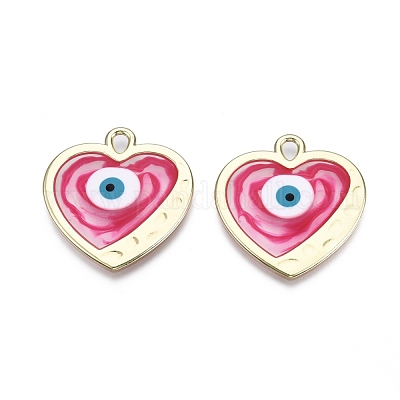 Подвески из эмали и сплава ENAM-F143-12-G-1