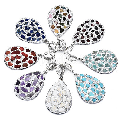 Полимерная глина стразами подвески RB-S056-11A-P-1