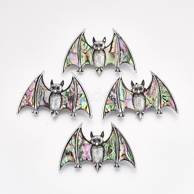 Броши / подвески из ракушек морского ушка / пауа SHEL-S275-44-1