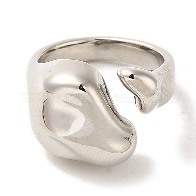 Стойки с покрытием латунные кольца манжеты RJEW-H228-14P-1