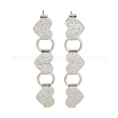 Серьги-гвоздики из нержавеющей стали 304 EJEW-S229-01P-1