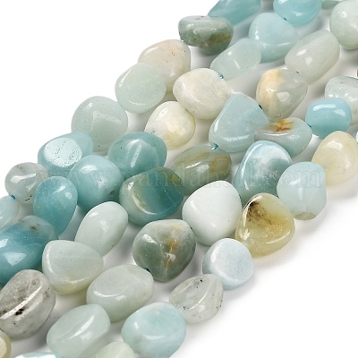 Натуральный цветок амазонитовые бусины пряди G-P568-C18-01-1
