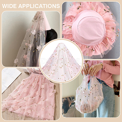 2 ярд полиэфирной сетчатой ткани DIY-ME0001-37-1