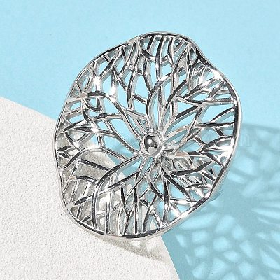 Регулируемые манжетные кольца из нержавеющей стали 304 RJEW-Z121-01P-01-1