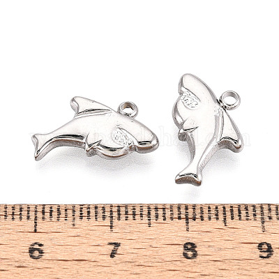 Подвески в виде акул из нержавеющей стали 304 STAS-T069-09S-1