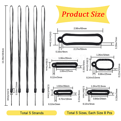 Набор для самостоятельного изготовления электронного стилуса и шейного ремня с функцией самодельной зажигалки AJEW-GF0007-84-1