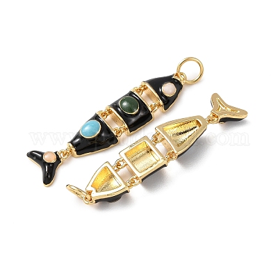 Латунь эмаль подвески KK-C143-44A-G05-1