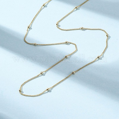 Ожерелья-цепочки из латуни MAK-L045-08G-1