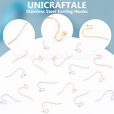 100 шт. 2 крючка для сережек из хирургической стали 316 стиля и нержавеющей стали 304 STAS-UN0054-50-1