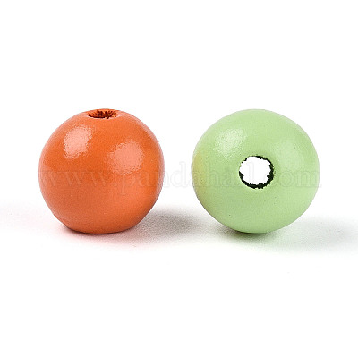 Осенние бусины из древесины сшимы&nbsp;WOOD-T033-03M-01-1