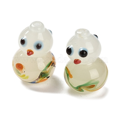 Бусы лэмпворк ручной работы LAMP-A005-04F-1