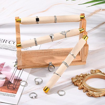 Деревянные стенды кольца пальца NDIS-F003-04B-1