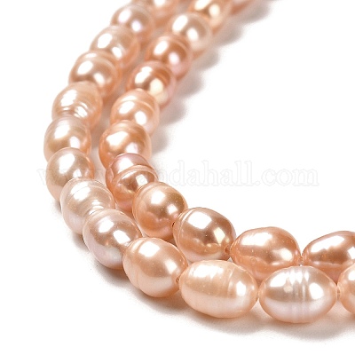 Нити из натурального культивированного пресноводного жемчуга PEAR-E016-183B-02-1