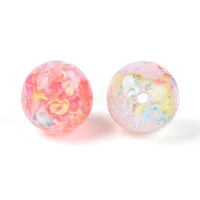 Прозрачные бисеры из смолы&nbsp;RESI-T061-02M-1