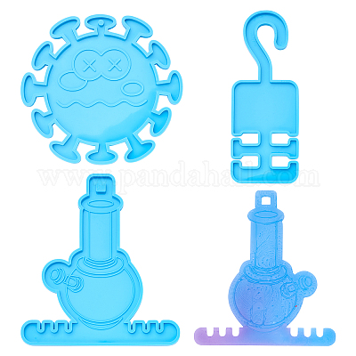 3шт 3 Молды для кабошонов из силикона DIY-BG0001-51-1