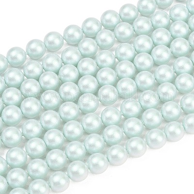 Milchglas Perlen Stränge&nbsp;GLAA-A044-08A-05-1