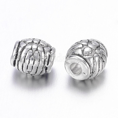 Сплавочные овальные бусины тибетского стиля  X-LF0604Y-NF-1