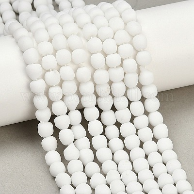 Матовое ручной работы Lampwork бисер LAMP-C022-01E-1