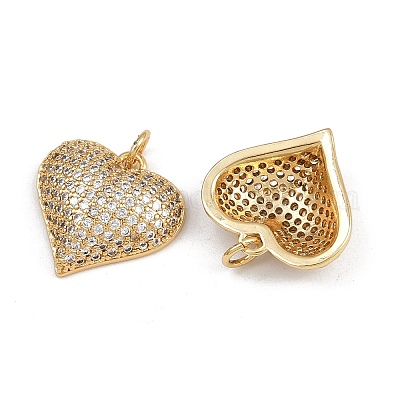 Латунные микро проложить кубического циркония подвески ZIRC-I367-06G-01-1