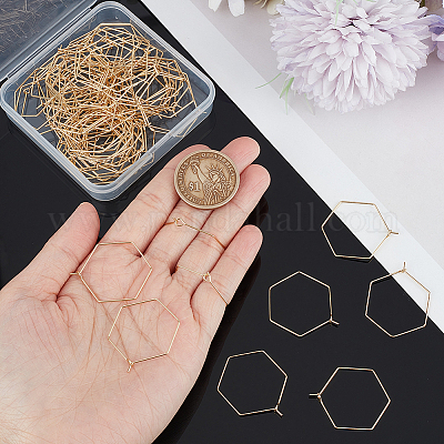 80 шт. фурнитура для сережек-колец из нержавеющей стали 316 STAS-UN0056-79-1