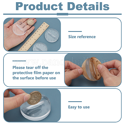 1 комплект акриловых подставок для монет ODIS-FG0001-95B-1