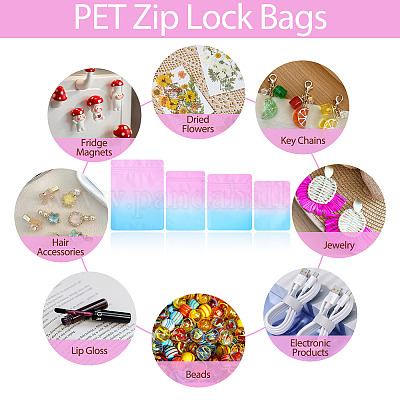 100 шт. 4 стиля пакетов с застежкой-молнией для животных OPP-TA0001-19B-1