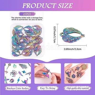 Подвески из сплава 25шт FIND-SZ0003-27-1