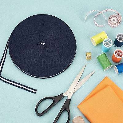 Плоские полосатые ленты из полиэстера в крупный рубчик EC-WH0003-13-B06-1