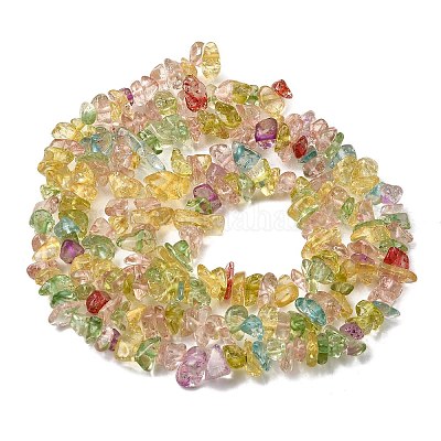 Нити шарик хруст стекла&nbsp;LS-G-F328-18-1