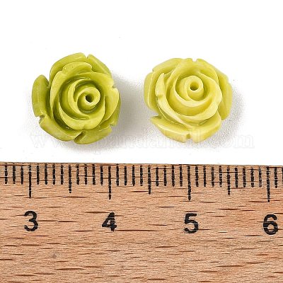 Резные бусины из синтетического коралла&nbsp;CORA-C004-03-1