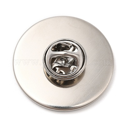 Фурнитура для броши из нержавеющей стали 304 STAS-R123-17E-P-1