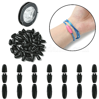 Пластиковые застежки отколовшиеся KY-YW0001-60A-1