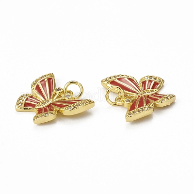 Латунные микро проложить кубического циркония подвески KK-E068-VB320-1-1