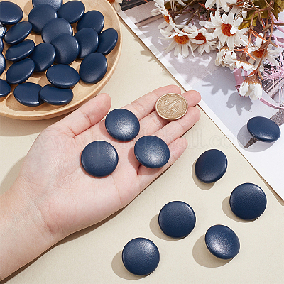 30 шт. кнопки из искусственной кожи BUTT-NB0001-90C-1