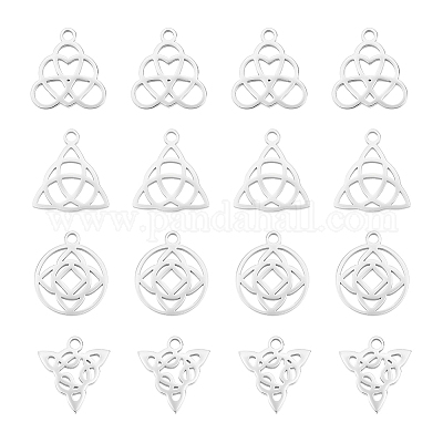 16 шт. 4 стиля подвески из хирургической нержавеющей стали 316 STAS-UN0058-25-1
