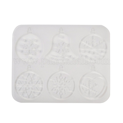 Рождественские силиконовые Молды DIY-K073-51-1