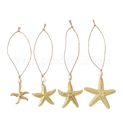 4 шт. подвесных украшений из нержавеющей стали 304 в 4 стилях HJEW-JM04559-1