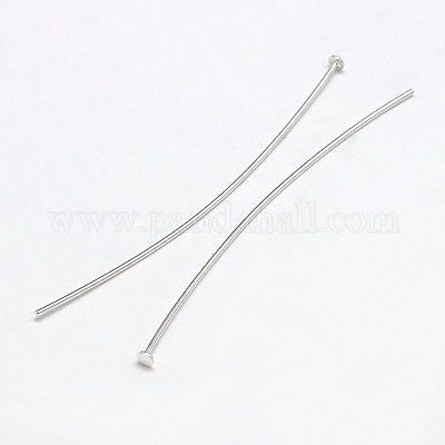 Wholesale 925 Sterling Silver Flat Head Pins 