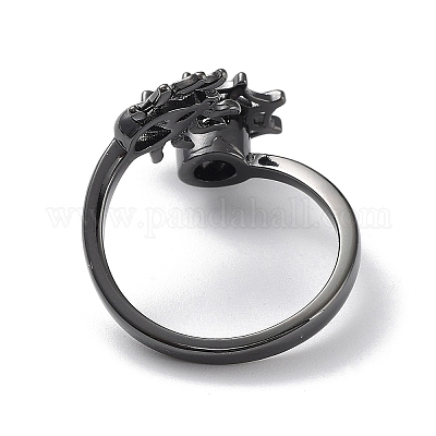 Вращающиеся манжеты из прозрачного циркония RJEW-Z023-03EB-1