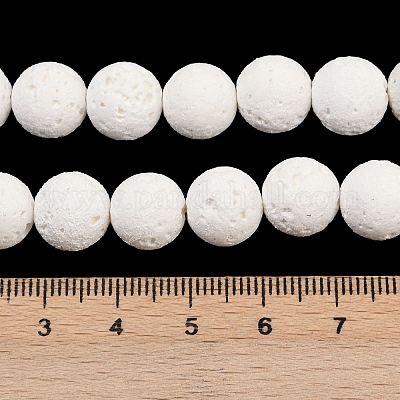 Synthetische Lavasteinperlenstränge&nbsp;G-S397-D02-8mm-1