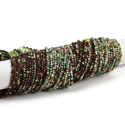 Натуральные хризопразные бисерные пряди&nbsp;LS-G-RM2025425-A01-3mm-1