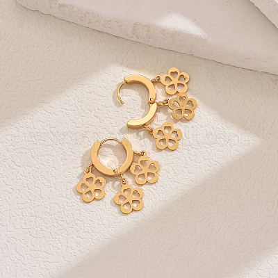 Элегантные серьги-люстры из нержавеющей стали 201 ZD9069-3-1