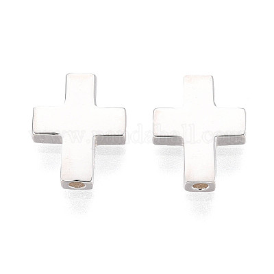 925 серебряный крестик с надписью «религиозный крестик» STER-N016-122S-1