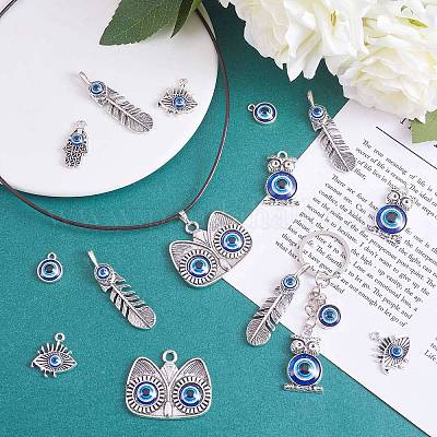 Подвески из сплава эмали 25шт 5 стиля FIND-SZ0002-88-1