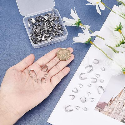 120 шт. 6 защелкивающихся дужки из нержавеющей стали 304 STAS-NB0001-38-1