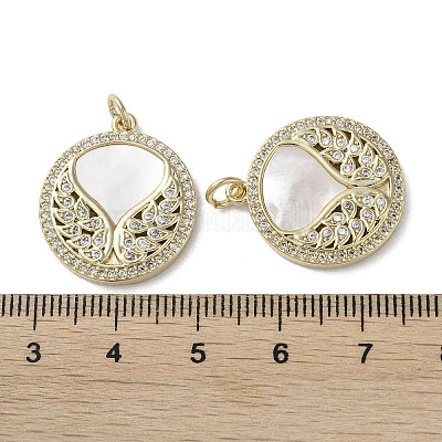 Латунные микро проложить кубического циркония подвески KK-G485-09G-1