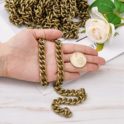 Железные кубинские звенья цепи CH-R013-14x10x3-AB-1