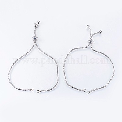 Danlingjewelry регулируемый браслет из нержавеющей стали 304 изготовление STAS-DL0001-24-1