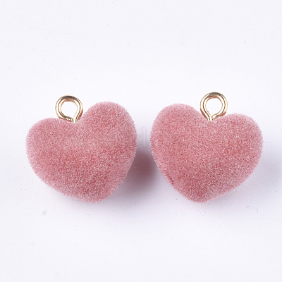 Флокированные акриловые подвески X-FIND-T046-28-11-1